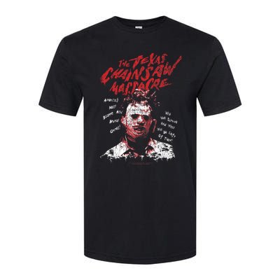 Texas Chainsaw Massacre Leatherface Word Crown Softstyle CVC T-Shirt