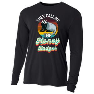 They Call Me The Honey Badger Cooling Performance Long Sleeve Crew