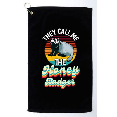 They Call Me The Honey Badger Platinum Collection Golf Towel