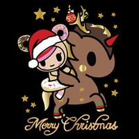Tokidoki Christmas Merry Christmas Donutella Naughty Or Nice Long Sleeve 16 in Basic Backpack