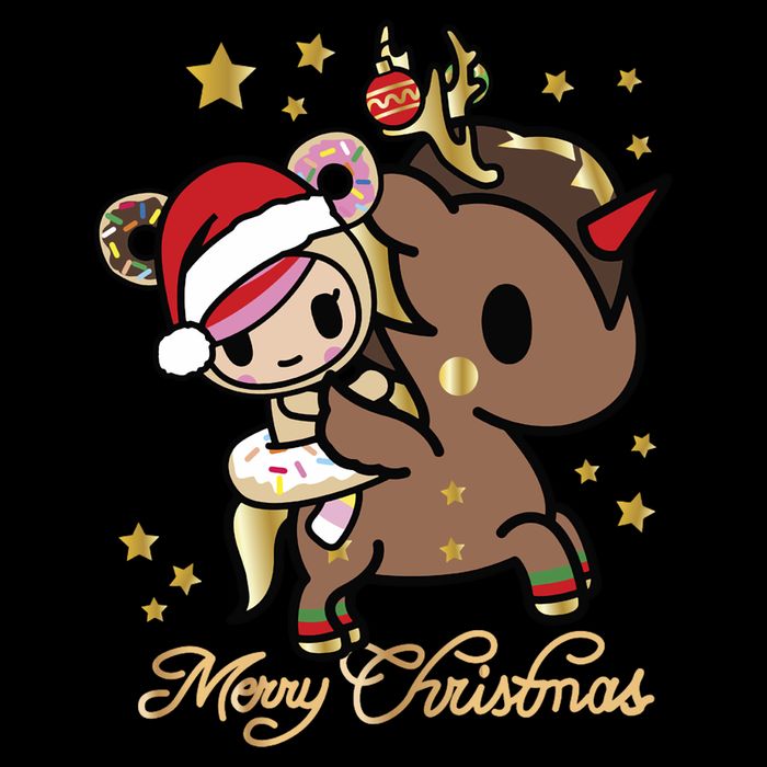 Tokidoki Christmas Merry Christmas Donutella Naughty Or Nice Long Sleeve 16 in Basic Backpack