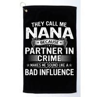 They Call Me Nana Mother's Day For Grandma Golf Towel