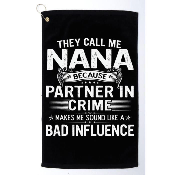 They Call Me Nana Mother's Day For Grandma Golf Towel