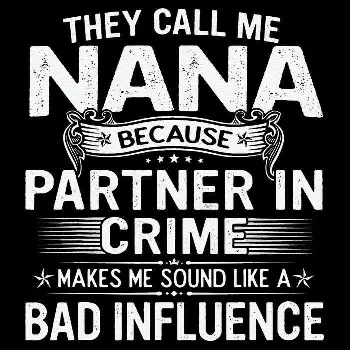 They Call Me Nana Mother's Day For Grandma Cropped Pullover Crew