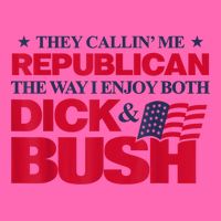 They Callin’ Me Republican The Way I Enjoy Both Dick & Bush Stripe Pom Pom Beanie