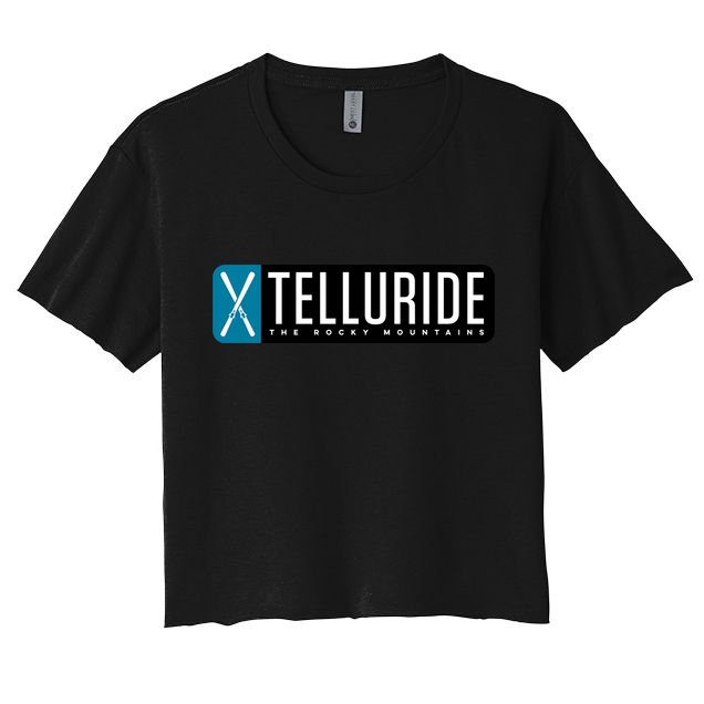 Telluride Colorado Mountain Ski Gift Crop Top