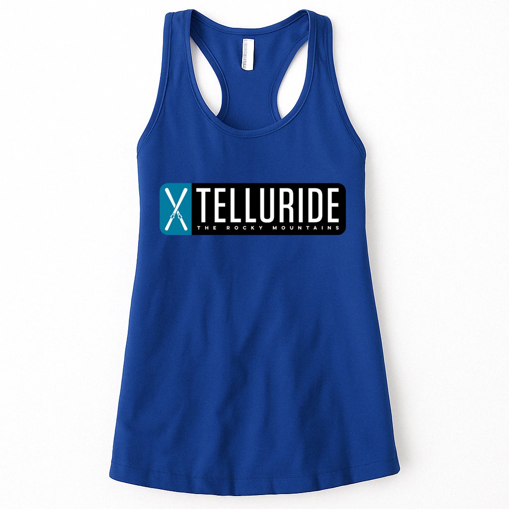 Telluride Colorado Mountain Ski Gift Womens Tank Top