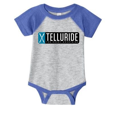 Telluride Colorado Mountain Ski Gift Infant Baby Jersey Bodysuit