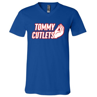 Tommy Cutlets New York Football V-Neck T-Shirt