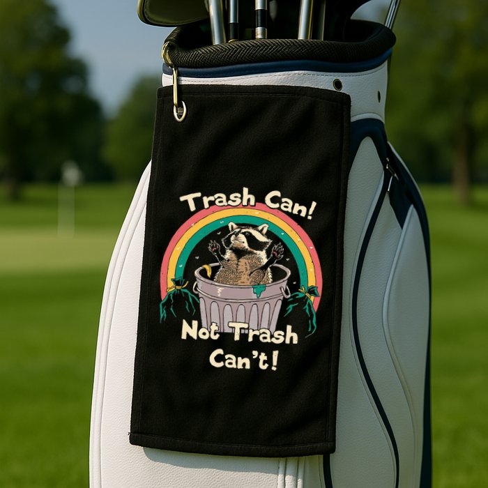 Trash Can Not Talker Can’T Golf Towel