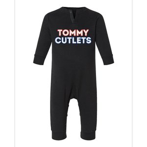 Tommy Cutlets New York New York Gift Football Infant Fleece One Piece