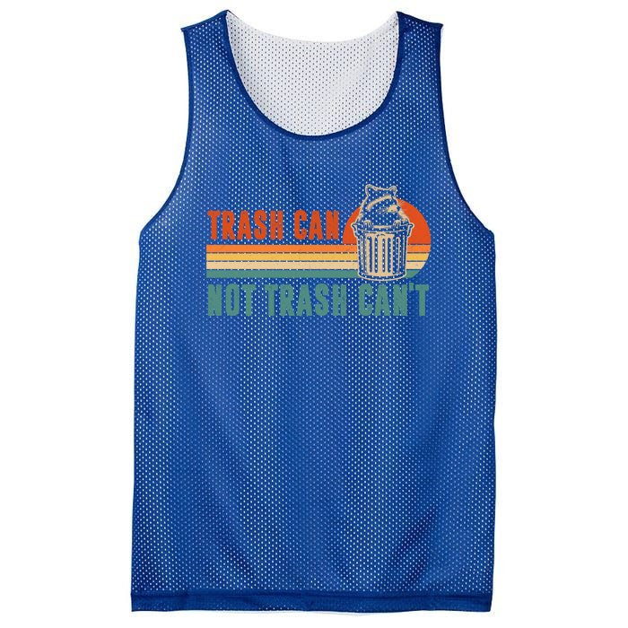 Trash Can Not Trash CanT Vintage Funny Raccoon Trash Panda Gift Mesh Reversible Basketball Jersey Tank