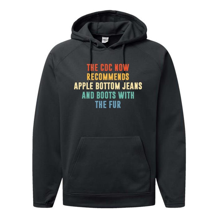 The CDC Now Recommends Apple Bottom Jeans And Boots Performance Fleece Hoodie