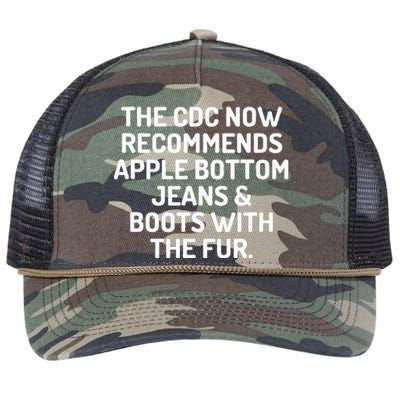 The Cdc Now Recommends Apple Bottom Jeans Retro Rope Trucker Hat Cap