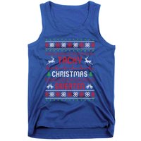 Tachy Christmas Nurse Tele Tech Ekg Ugly Christmas Meaningful Gift Tank Top