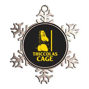 Thiccolas Cage Metallic Star Ornament