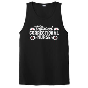 Tattooed Correctional Nurse Nursing Rn Medical Gift Funny Gift PosiCharge Competitor Tank