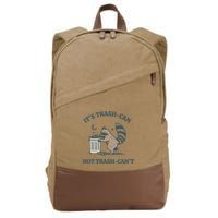 Trash Can Not Trash Cant Panda Cotton Canvas Backpack