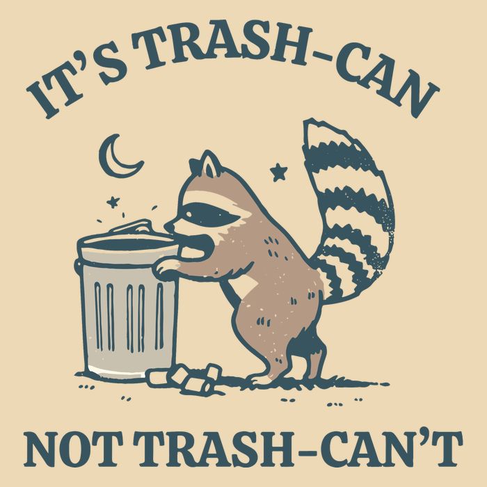 Trash Can Not Trash Cant Panda Bag