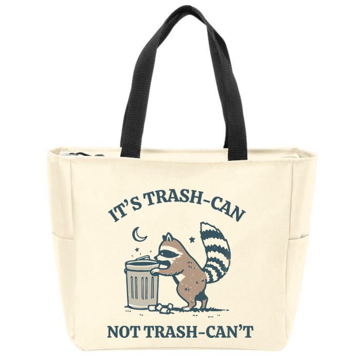 Trash Can Not Trash Cant Panda Zip Tote Bag