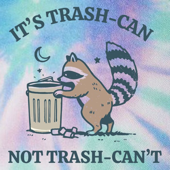 Trash Can Not Trash Cant Panda Legacy Tie Dye Trucker Hat