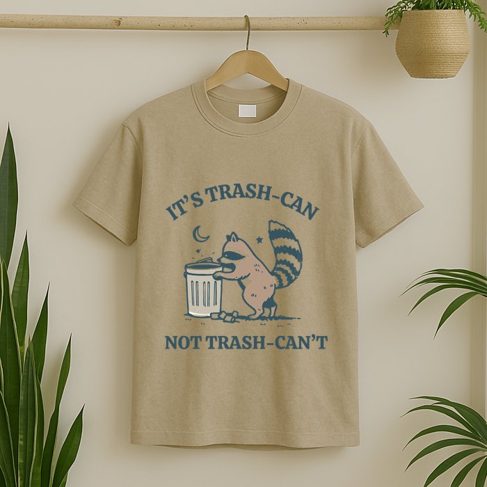 Trash Can Not Trash Cant Panda T-Shirt