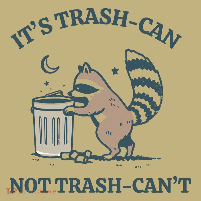 Trash Can Not Trash Cant Panda Magnet