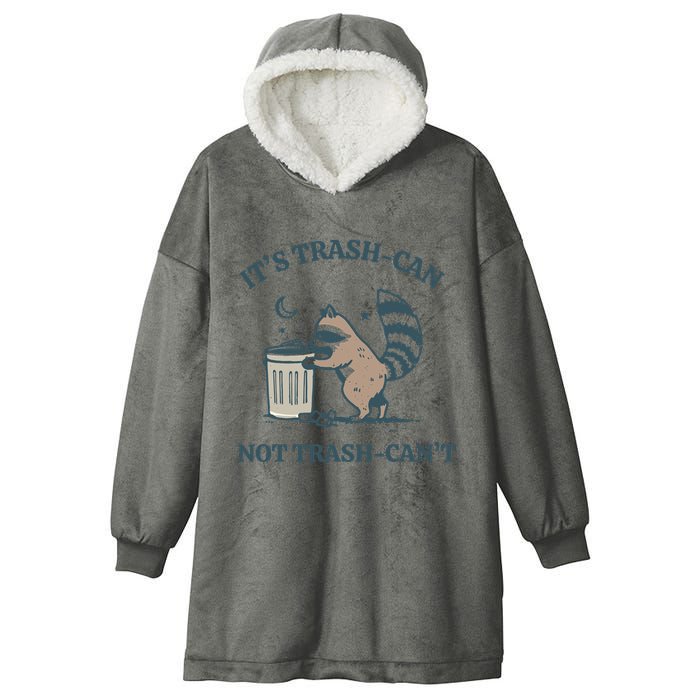Trash Can Not Trash Cant Panda Hooded Wearable Blanket