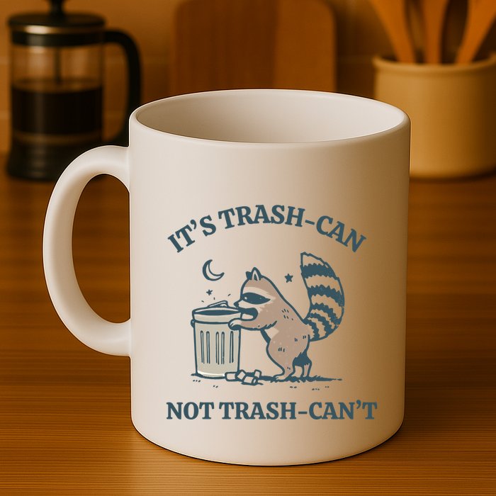 Trash Can Not Trash Cant Panda Mug