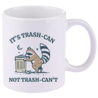 Trash Can Not Trash Cant Panda 11oz C Handle Ceramic Mug