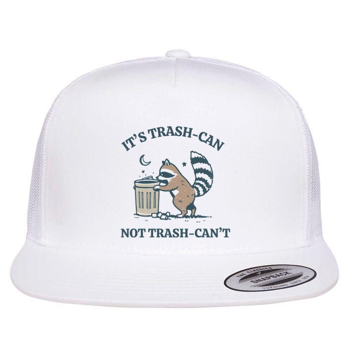 Trash Can Not Trash Cant Panda Flatbill Hat