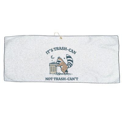 Trash Can Not Trash Cant Panda Large Microfiber Waffle Golf Towel