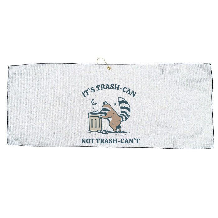 Trash Can Not Trash Cant Panda Large Microfiber Waffle Golf Towel