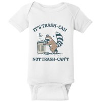 Trash Can Not Trash Cant Panda Baby Bodysuit