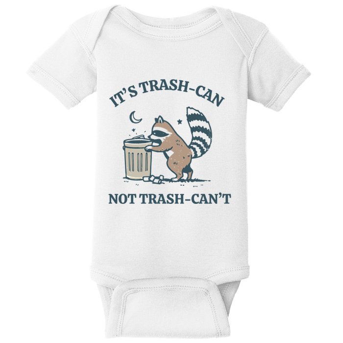 Trash Can Not Trash Cant Panda Baby Bodysuit