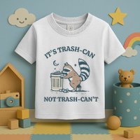 Trash Can Not Trash Cant Panda Toddler T-Shirt