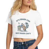 Trash Can Not Trash Cant Panda Crop Top