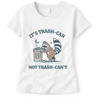 Trash Can Not Trash Cant Panda Womens T-Shirt