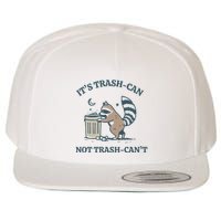 Trash Can Not Trash Cant Panda Wool Snapback Cap