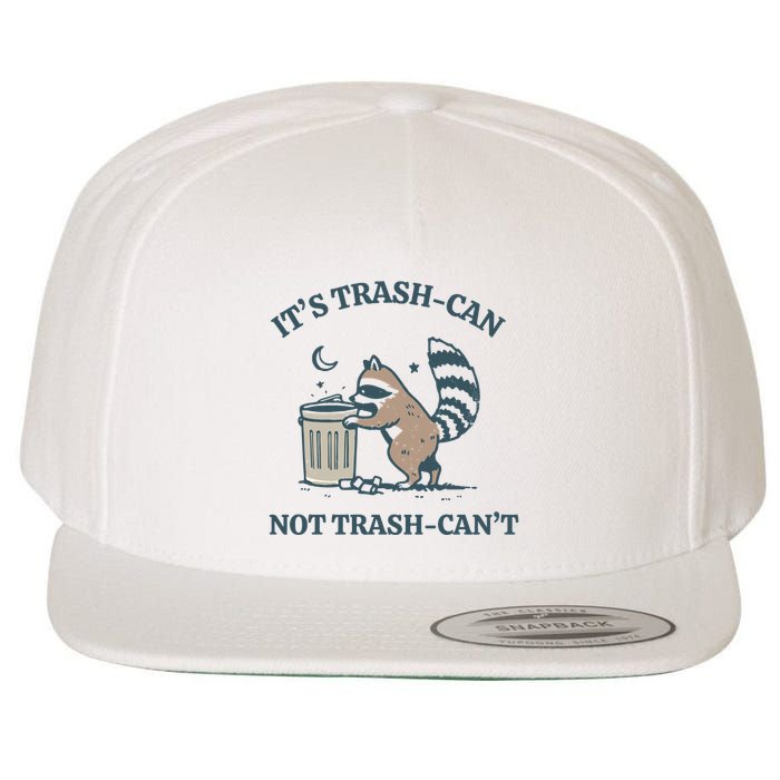 Trash Can Not Trash Cant Panda Wool Snapback Cap