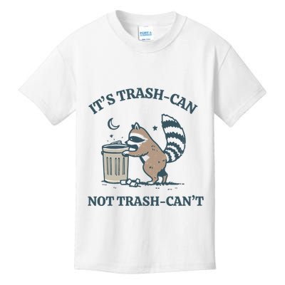 Trash Can Not Trash Cant Panda Kids T-Shirt