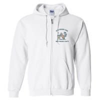 Trash Can Not Trash Cant Panda Full Zip Hoodie