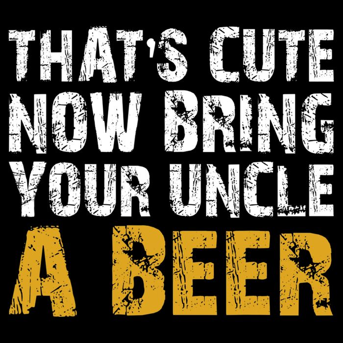 That's Cute Now Bring Your Uncle A Beer Shirt Father's Day Impact Tech Backpack