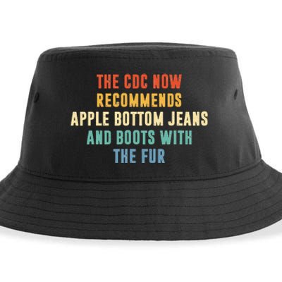 The CDC Now Recommends Apple Bottom Jeans And Boots Sustainable Bucket Hat