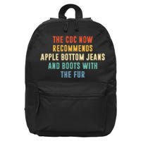 The CDC Now Recommends Apple Bottom Jeans And Boots 16 in Basic Backpack