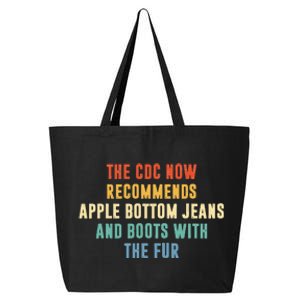 The CDC Now Recommends Apple Bottom Jeans And Boots 25L Jumbo Tote