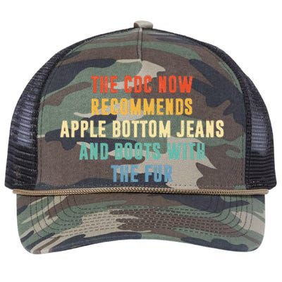 The CDC Now Recommends Apple Bottom Jeans And Boots Retro Rope Trucker Hat Cap