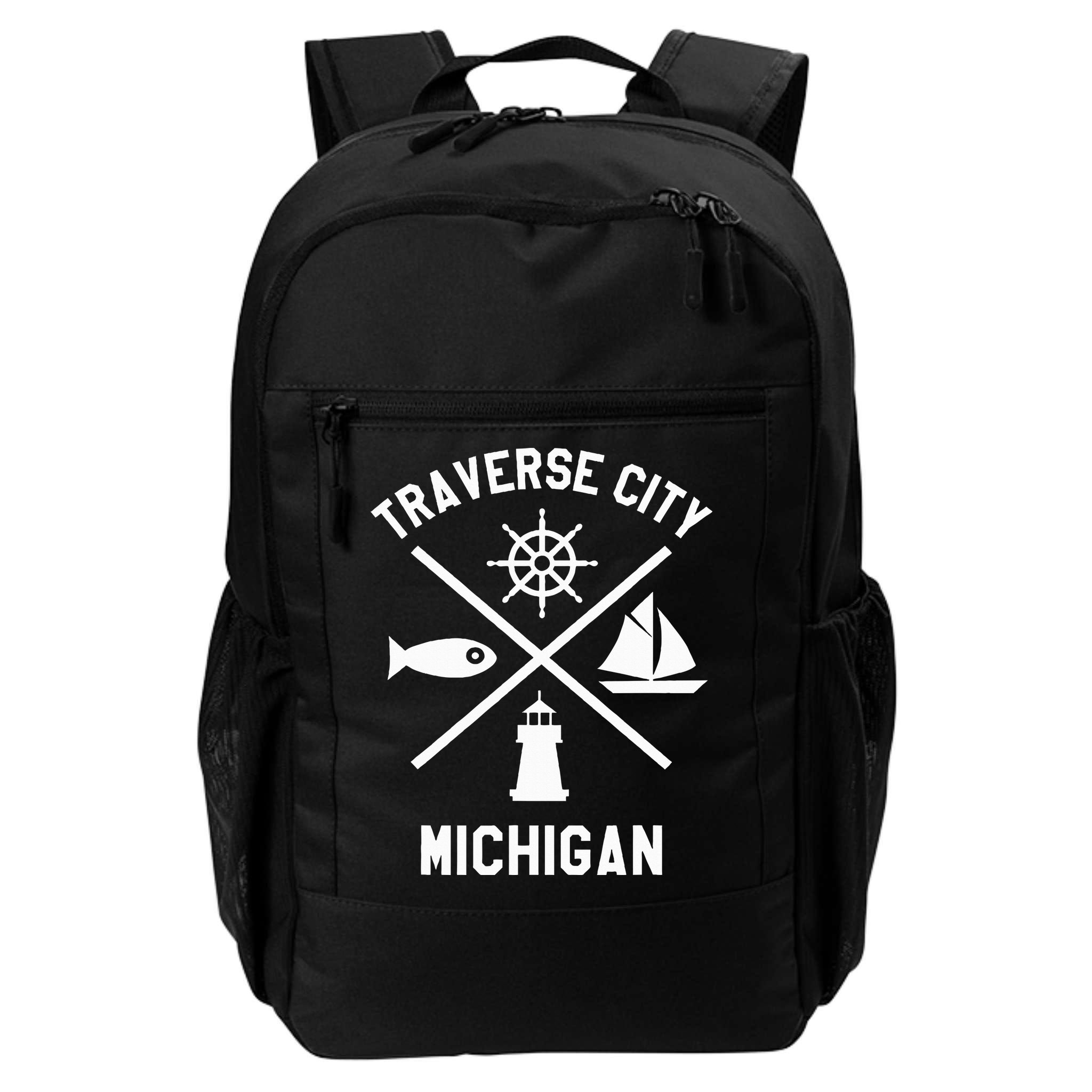 Traverse City Northern Michigan Sailing Boating Backpack