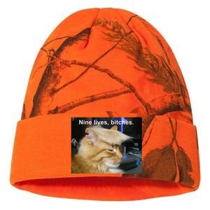 Trump Cat Nine Lives Bitches Kati Licensed 12" Camo Beanie