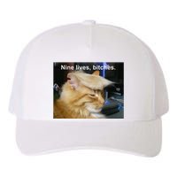 Trump Cat Nine Lives Bitches Yupoong Adult 5-Panel Trucker Hat